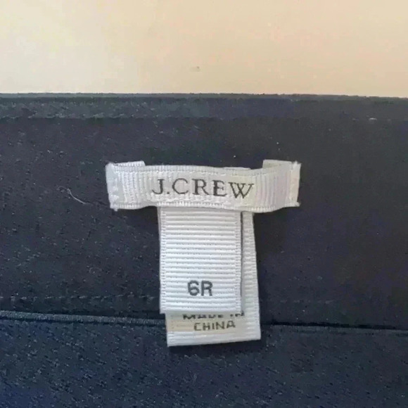 J. Crew Women’s Waisted Leggings With Zipper Size 6R in Black - Picture 3 of 3